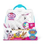 ZURU Jeu interactif - ZURU - PETS ALIVE Mama Bunny & Baby - Lapin sonore - 10 sons - Bébés surprises