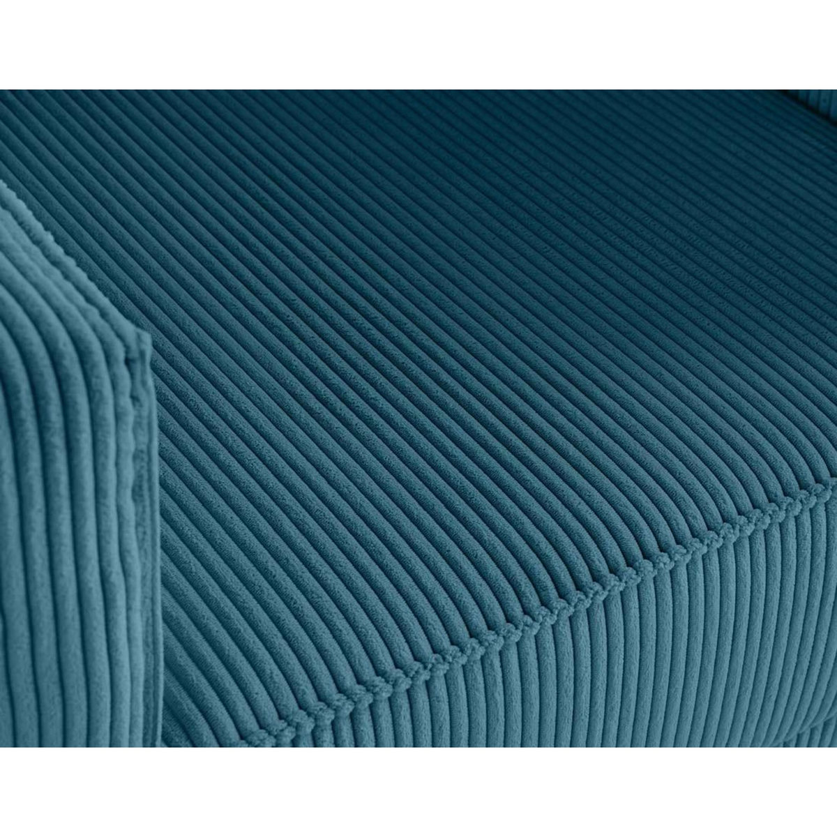 LISA DESIGN Charlie - fauteuil - pieds hauts - en velours côtelé