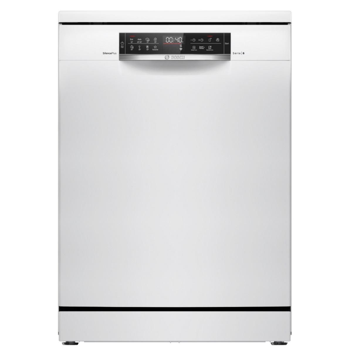BOSCH Lave-vaisselle 60cm 14 couverts 40db blanc - SMS6ECW05E