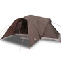 Voir la diapositive 2 : VIDAXL Tente familiale a dome 6 personnes marron impermeable