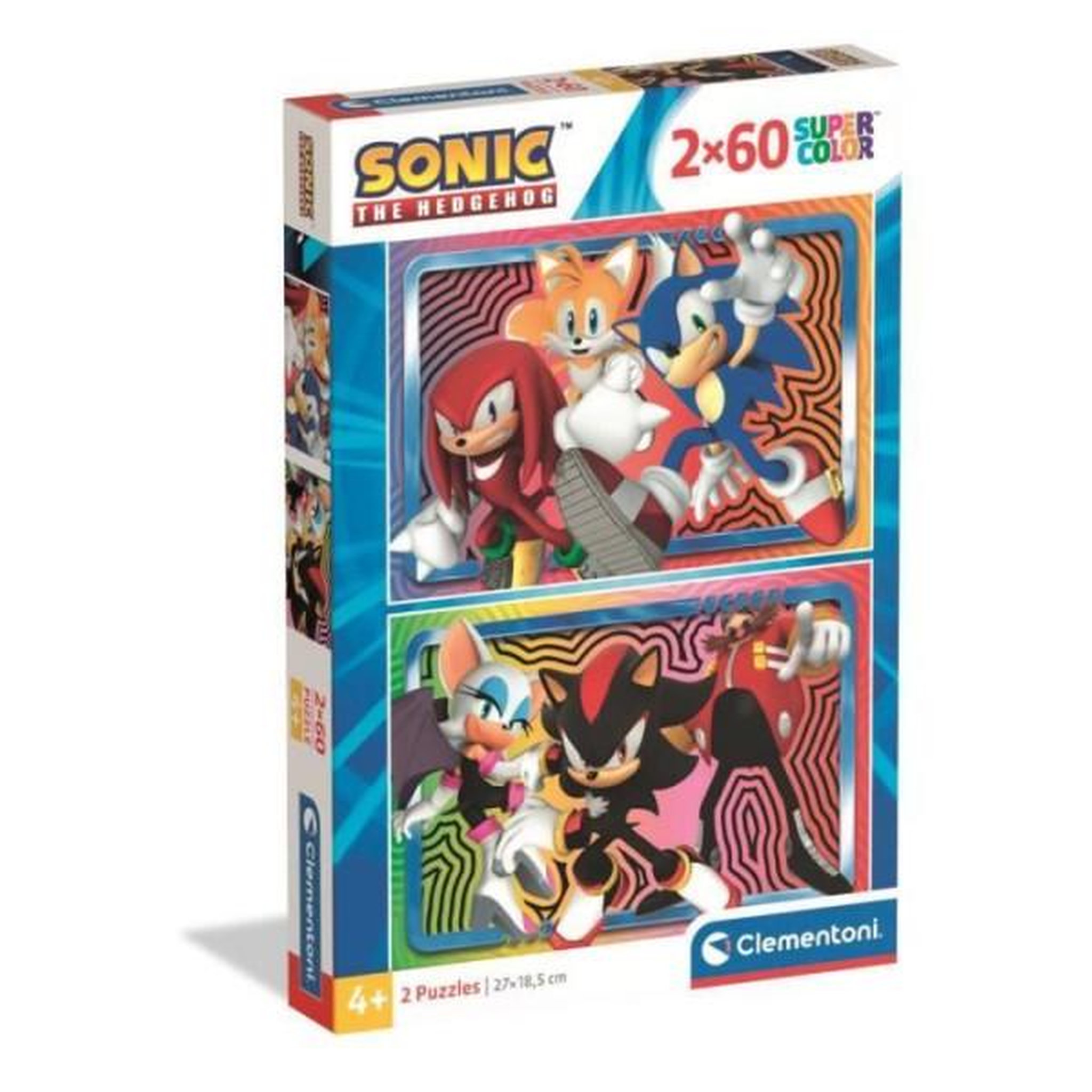 CLEMENTONI Clementoni - 2x60 pieces - sonic