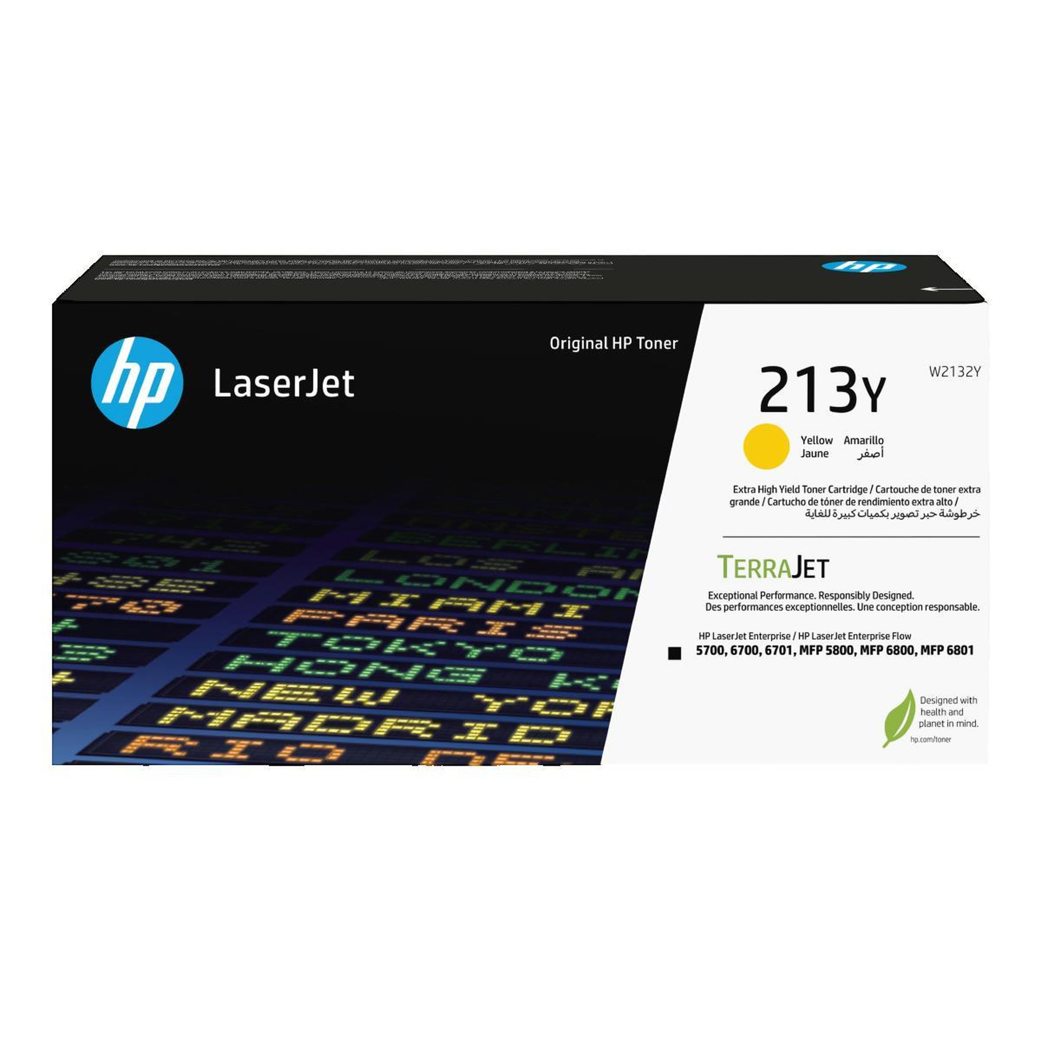 Voir la diapositive 3 : HP Cartouche de toner HP 213Y jaune