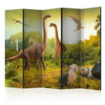 Paris Prix Paravent 5 Volets  Dinosaurs  172x225cm