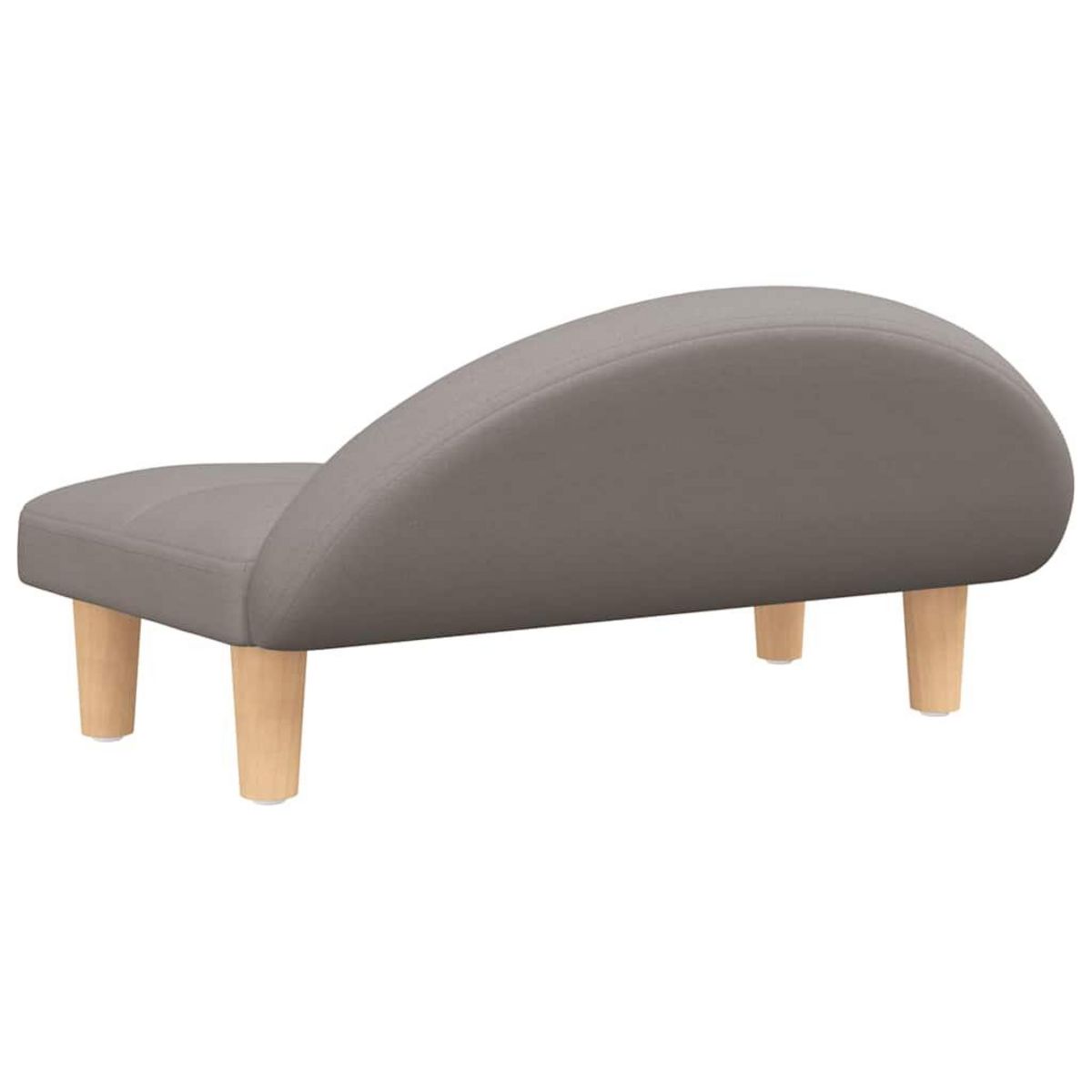 VIDAXL Lit pour chien taupe 70x52x30 cm tissu