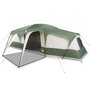 Voir la diapositive 2 : VIDAXL Tente familiale avec dome porche 9 personnes vert impermeable