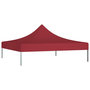 Voir la diapositive 3 : VIDAXL Toit de tente de reception 2x2 m Bordeaux 270 g/m^2