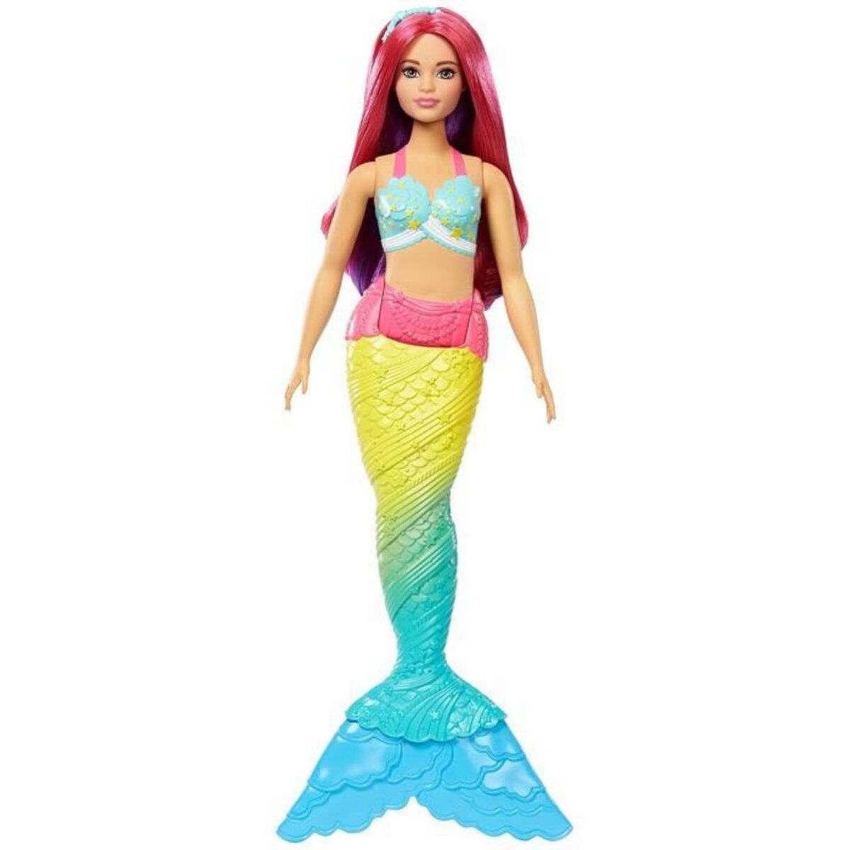 Barbie sirene multicolore store arc en ciel