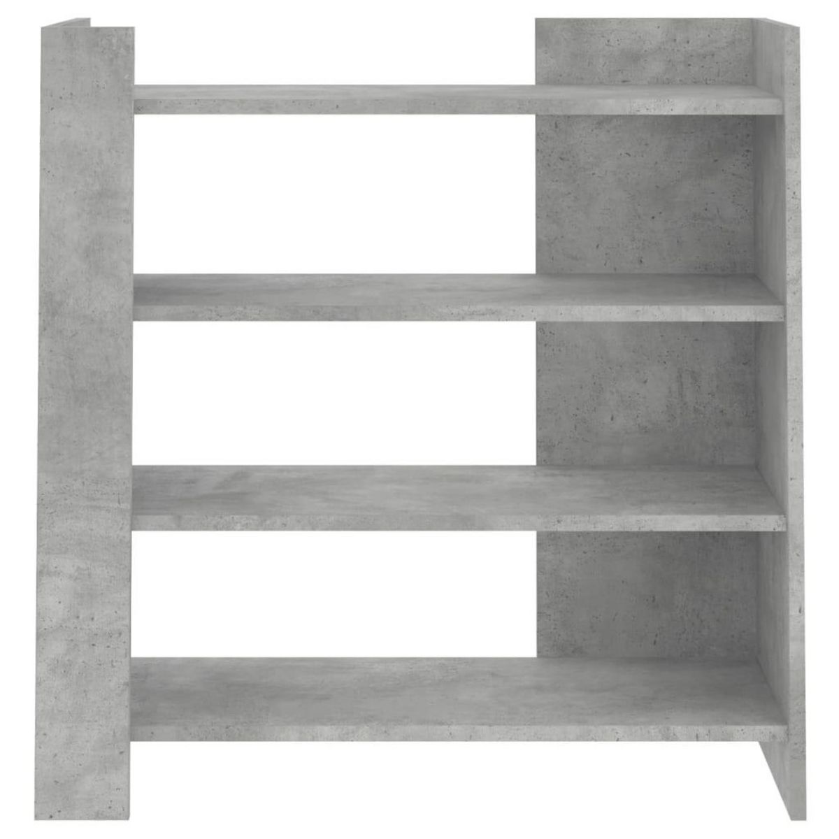 VIDAXL Buffet gris beton 73,5x35x75 cm bois d'ingenierie
