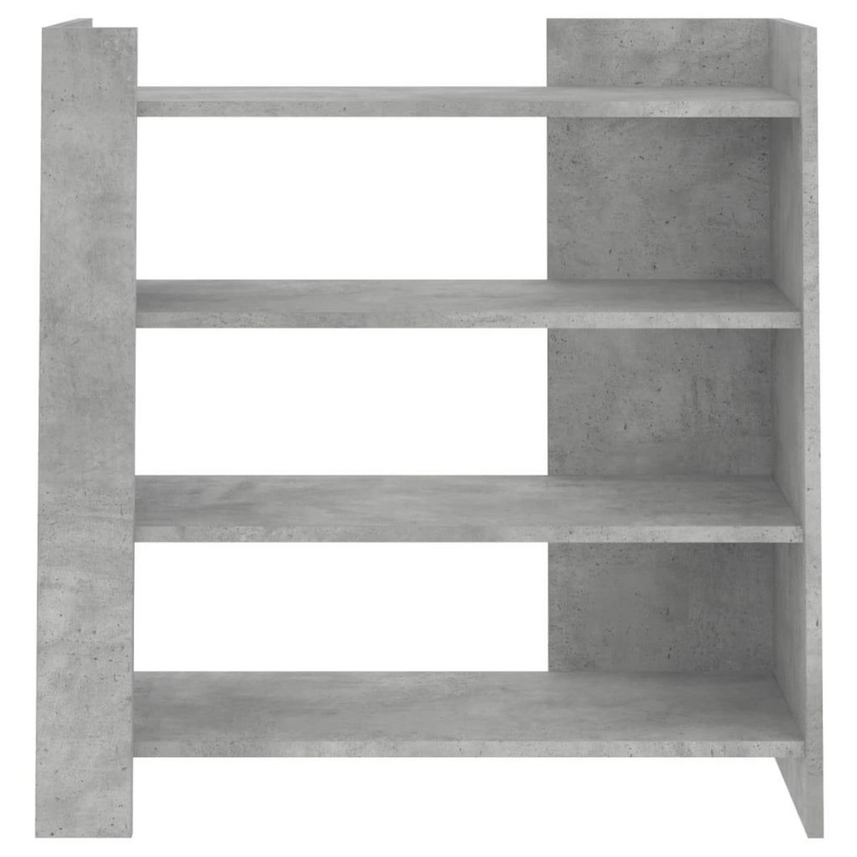 VIDAXL Buffet gris beton 73,5x35x75 cm bois d'ingenierie