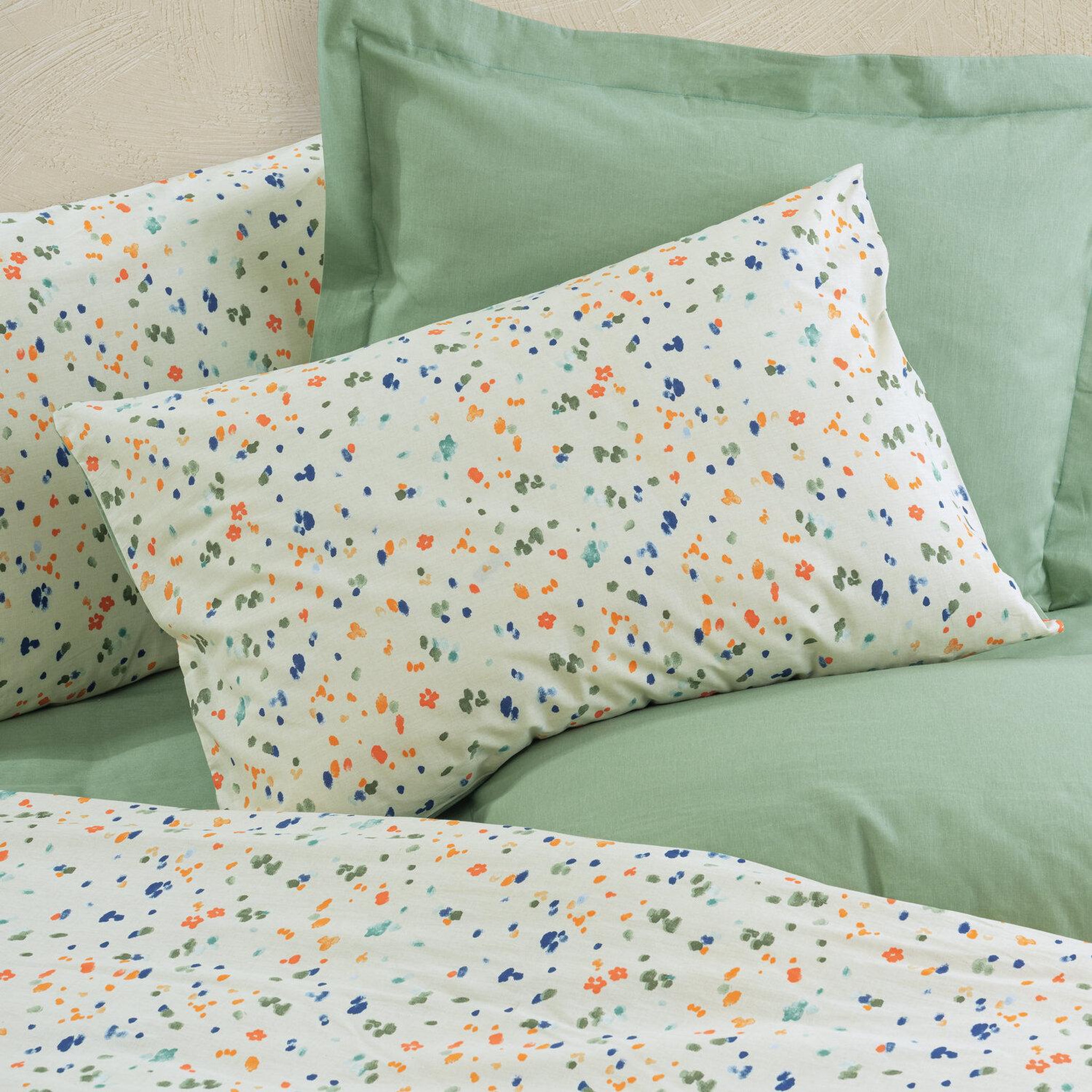 Voir la diapositive 2 : Home collection Parure de lit enfant avec taie(s) 100 % coton Lola