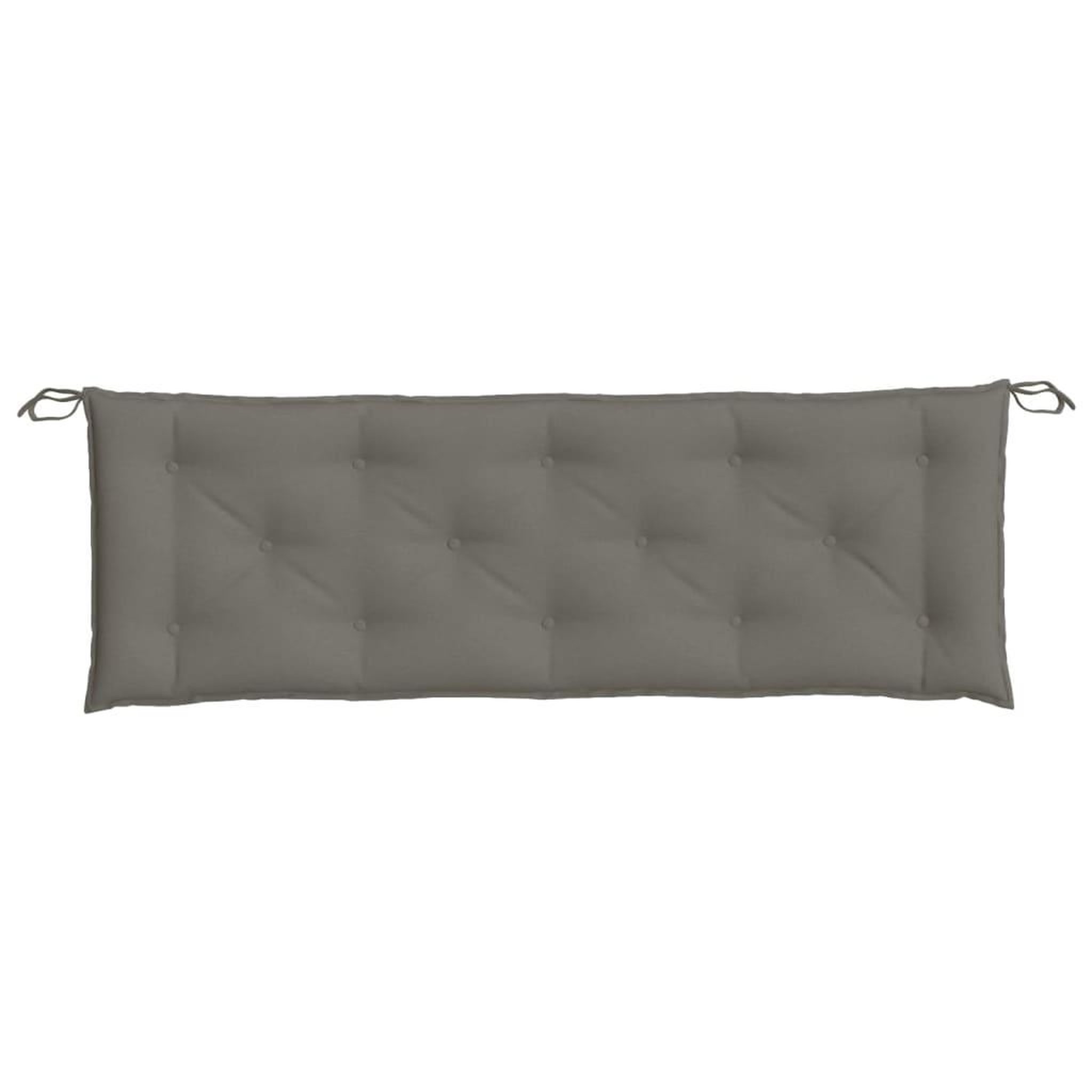 Voir la diapositive 4 : VIDAXL Coussin de banc de jardin gris fonce melange 150x50x7 cm tissu