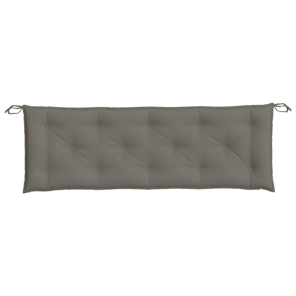 VIDAXL Coussin de banc de jardin gris fonce melange 150x50x7 cm tissu