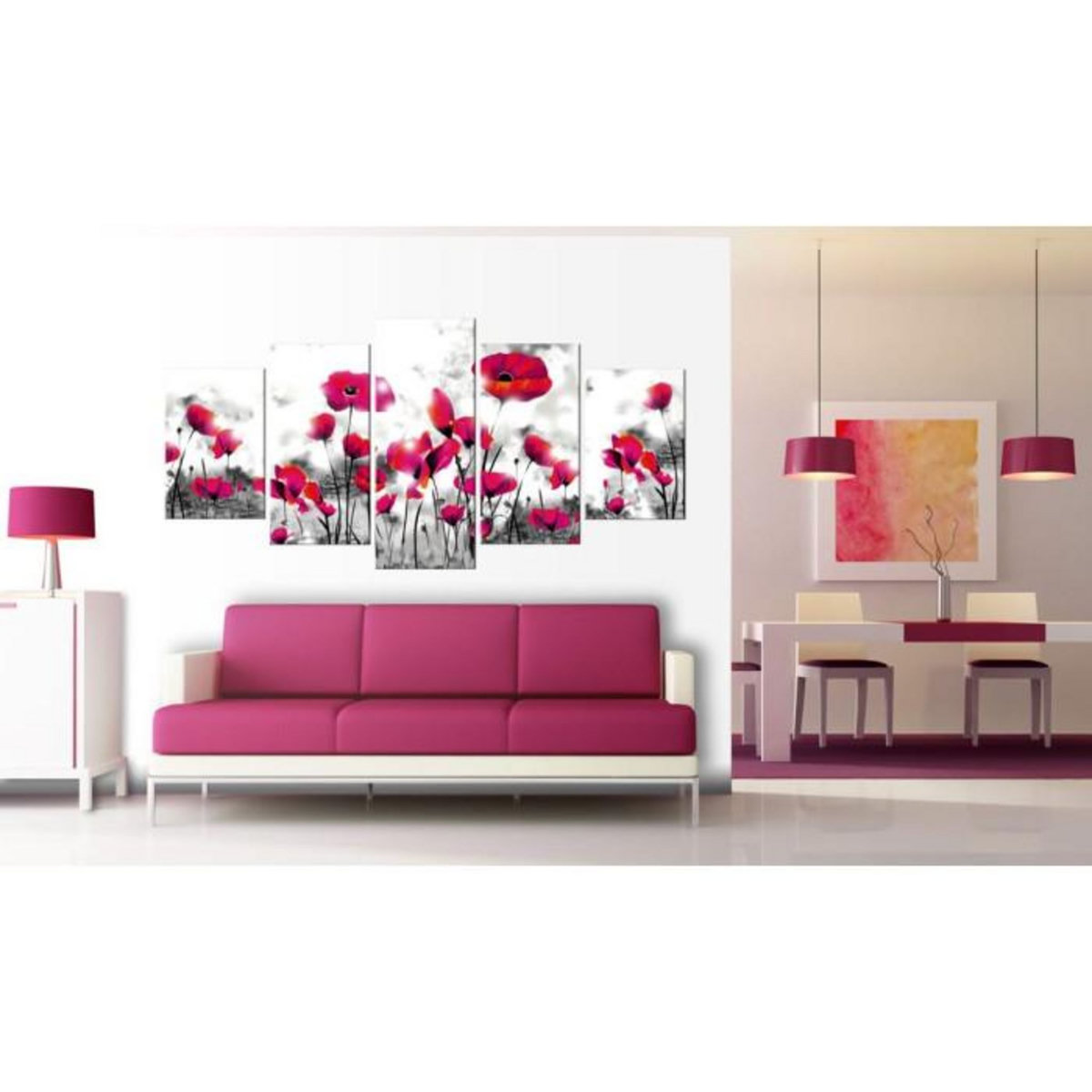 Paris Prix Tableau Imprimé 5 Panneaux  Perdition