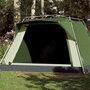 Voir la diapositive 1 : VIDAXL Tente de camping cabine 4 personnes vert liberation rapide