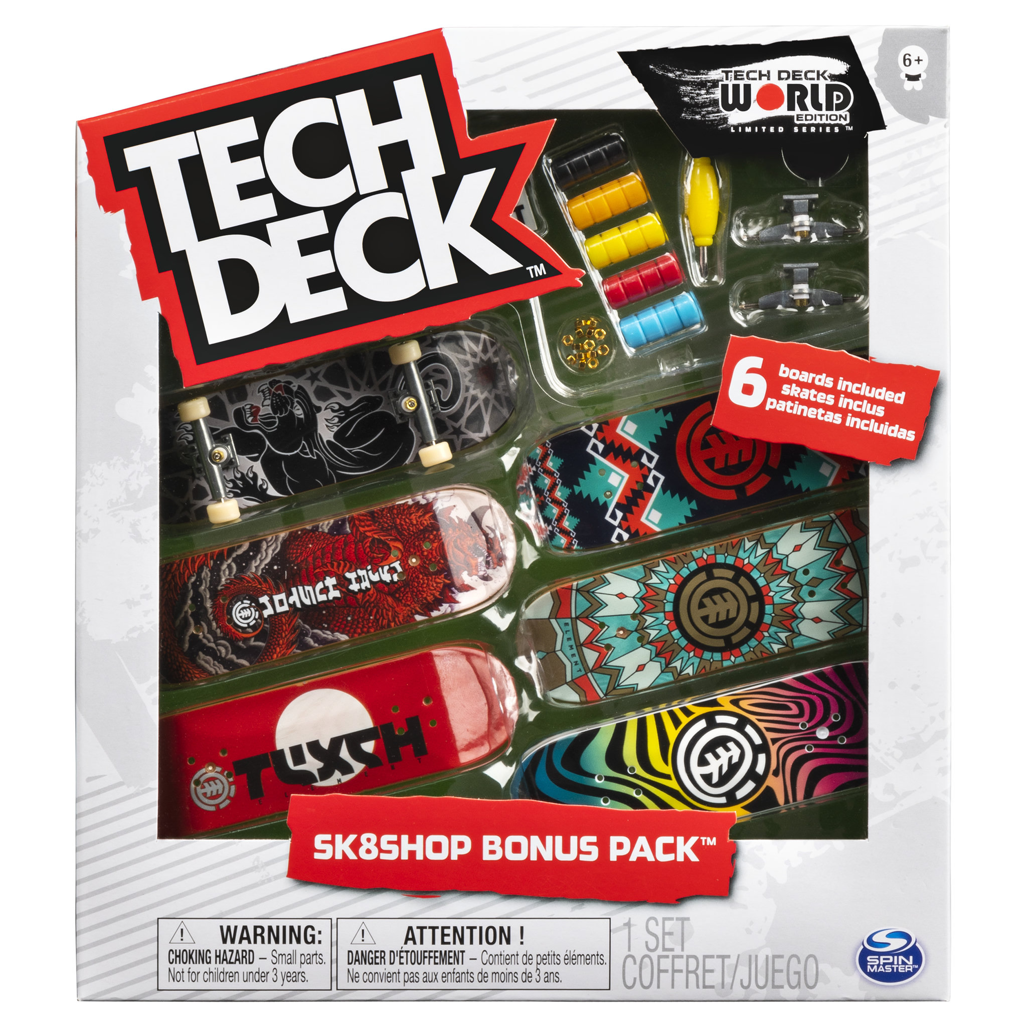Voir la diapositive 3 : SPIN MASTER Skate Shop Bonus Pack Tech Deck
