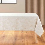 Paris Prix Nappe Jacquard Imprimé  Enola  140x250cm Naturel