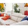 Voir la diapositive 4 : LISA DESIGN Merida - canapé panoramique en u - 7 places - convertible avec coffres et têtières réglables - en velours