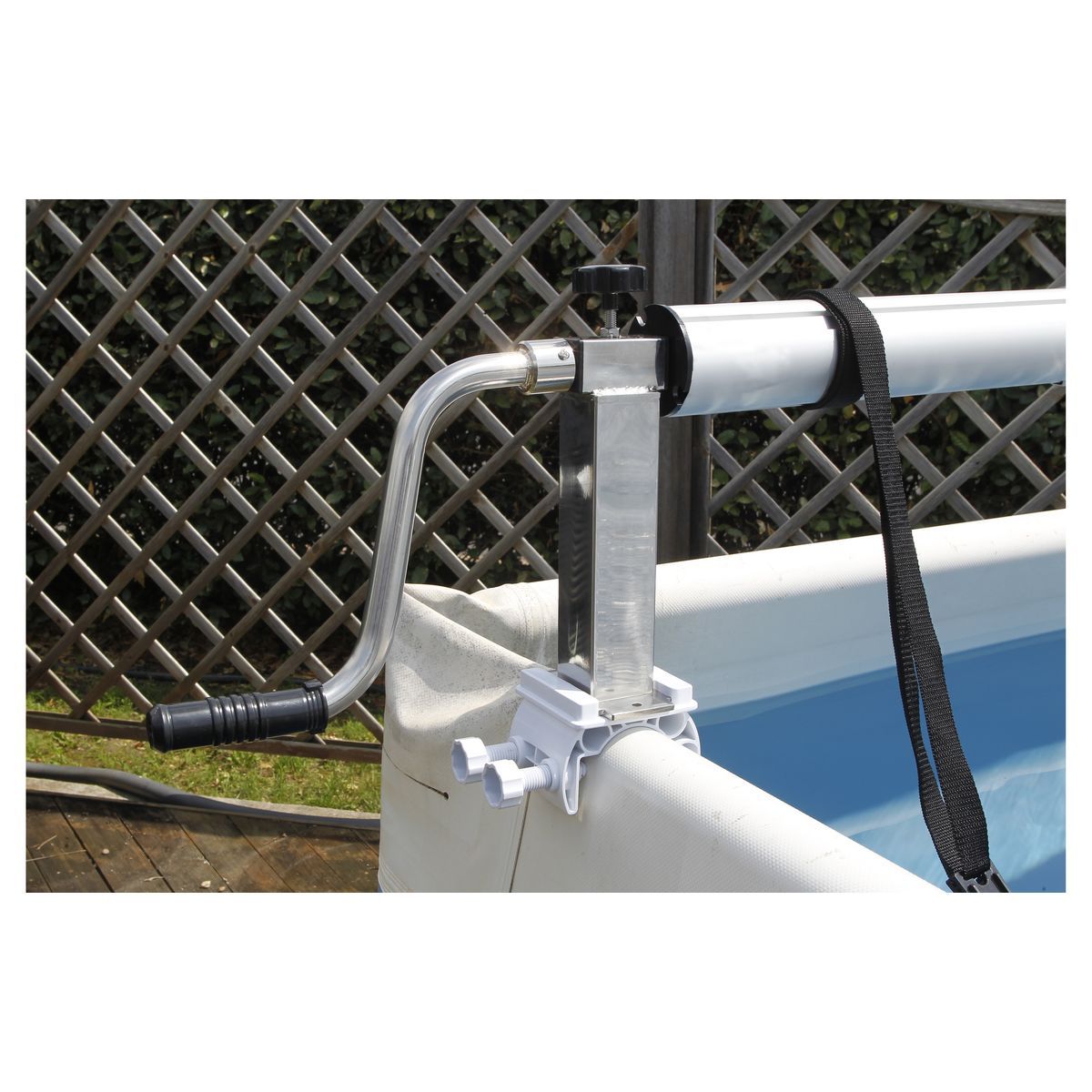 UBBINK Enrouleur bâche à bulles - Jusqu'à 5,50m - PREMIUM