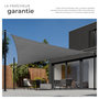 Voir la diapositive 4 : tectake Voile d'ombrage triangulaire triangulaire avec une protection UV 50+ gris 6 x 6 x 6 m