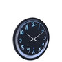 Voir la diapositive 3 : Paris Prix Horloge Murale à LED  Juanita  70cm Noir & Bleu