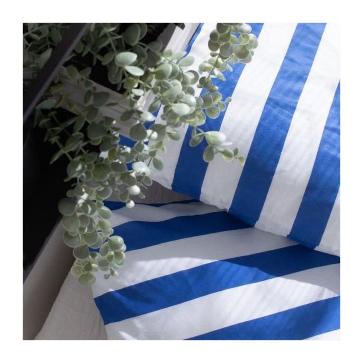 Today Parure de lit - TODAY Summer Stripes - 240x220 cm - 2 personnes - coton imprimé rayé