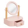 Voir la diapositive 2 : Atmosphera Kids Coiffeuse à Poser Enfant  Chary  28cm Rose