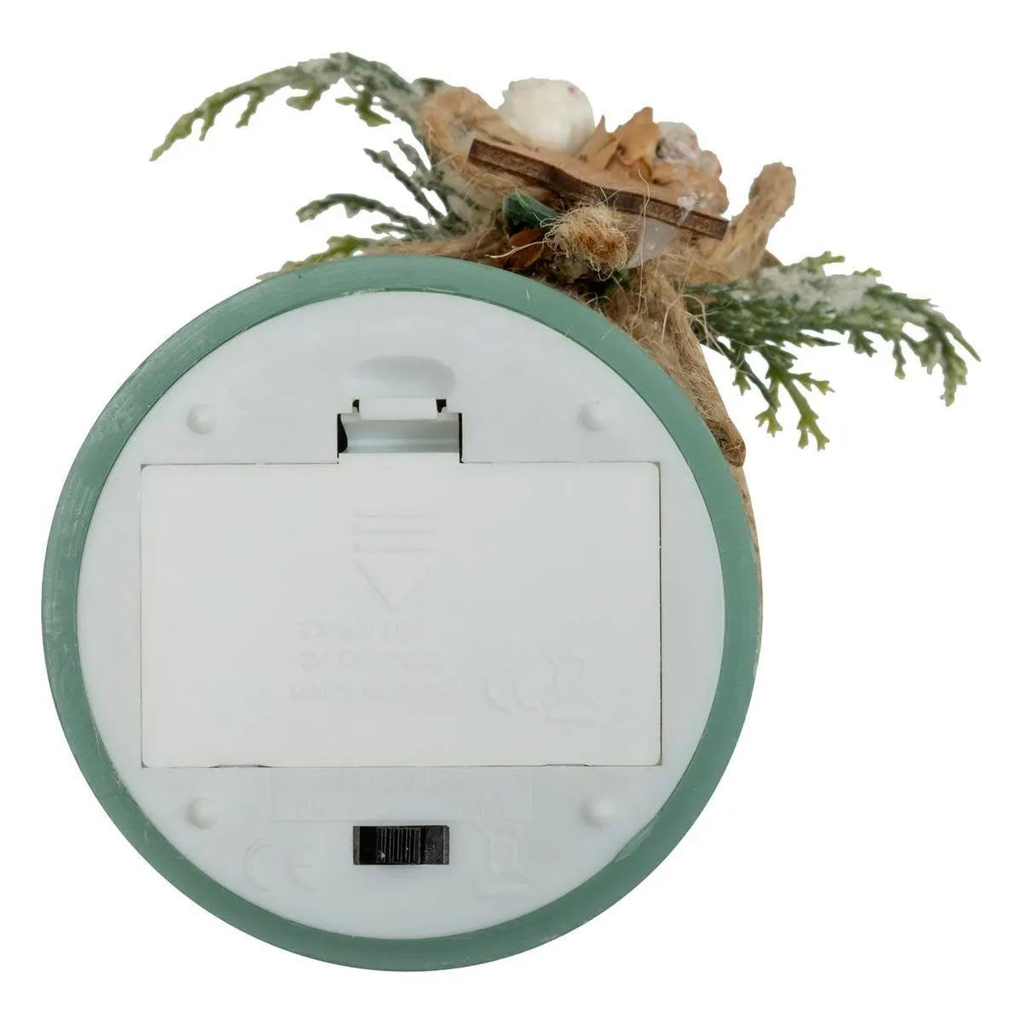 Voir la diapositive 4 : ATMOSPHERA Bougie led de noël  branche  12cm vert