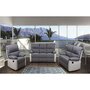 Voir la diapositive 3 : Habitat et Jardin Canapé relax  Lincoln  - 197 x 89 x 103 cm - 3 places - Blanc / Gris clair