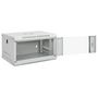 Voir la diapositive 2 : VIDAXL Coffret de réseau mural 6U 19 IP20 53x40x30 cm