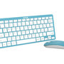Voir la diapositive 1 : Pantone Pantone PT-KB09G1 clavier Souris incluse Maison RF sans fil QWERTY Italien Bleu