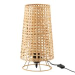 Paris Prix Lampe à Poser en Rotin  Léna  36cm Naturel
