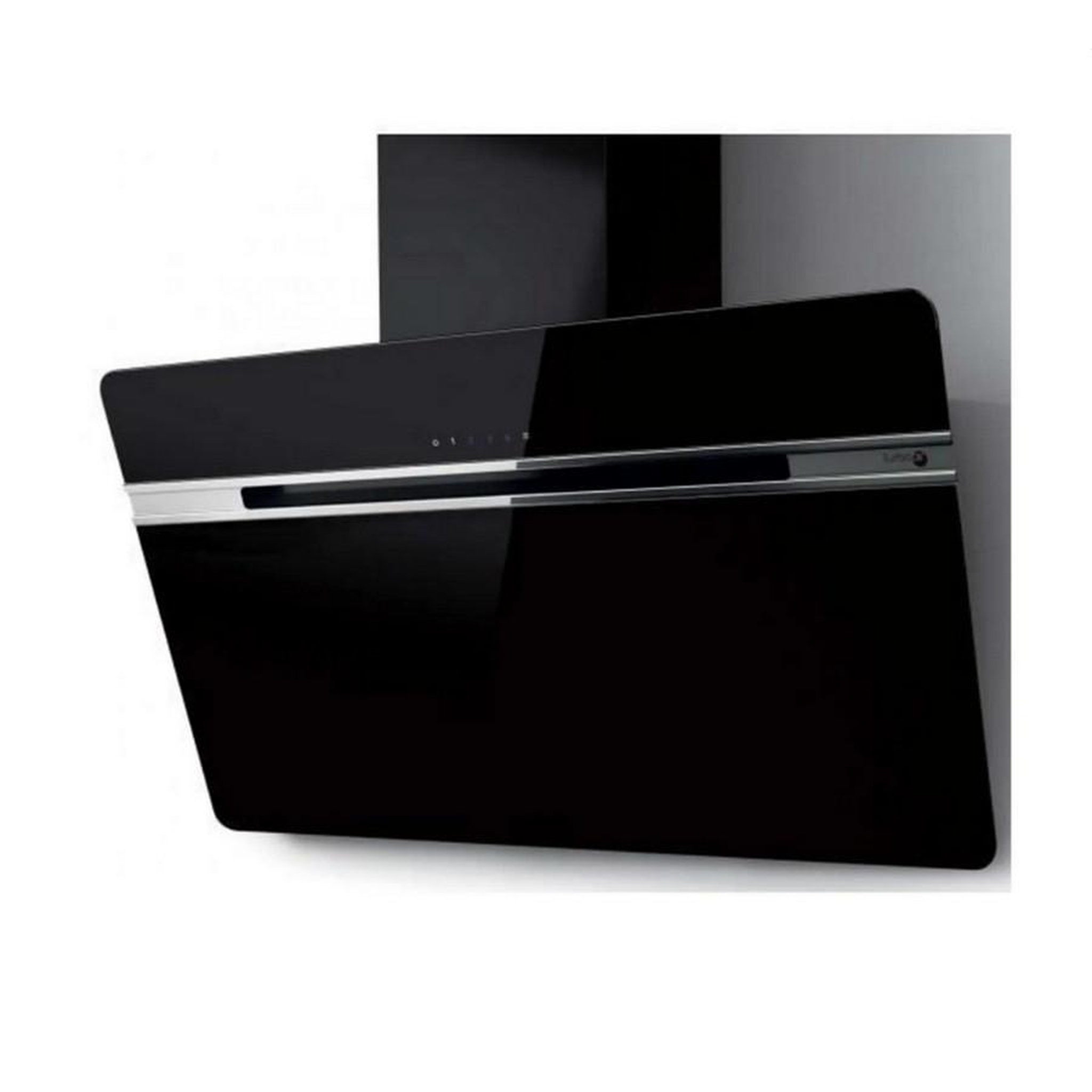 Voir la diapositive 1 : TURBOAIR Hotte décorative inclinée 90cm 735m3/h noir - THUNDERBL/A/90/LX