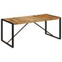 Voir la diapositive 2 : VIDAXL Table a manger Bois de manguier brut 180 cm
