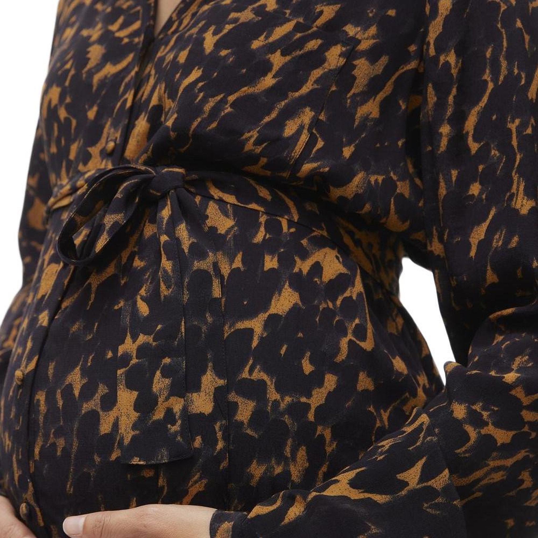 Voir la diapositive 3 : VERO MODA MATERNITY Robe Marron/Noire Femme Vero Moda Maternity Wvn