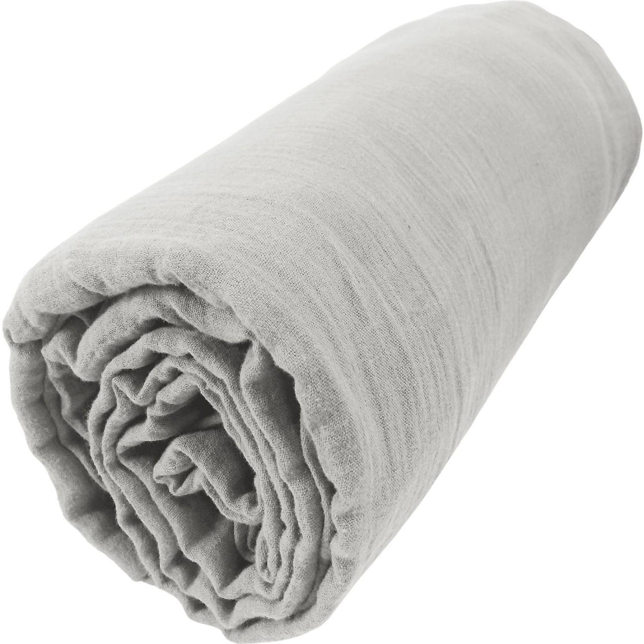 Voir la diapositive 2 : Home collection Drap housse 100% gaze de coton