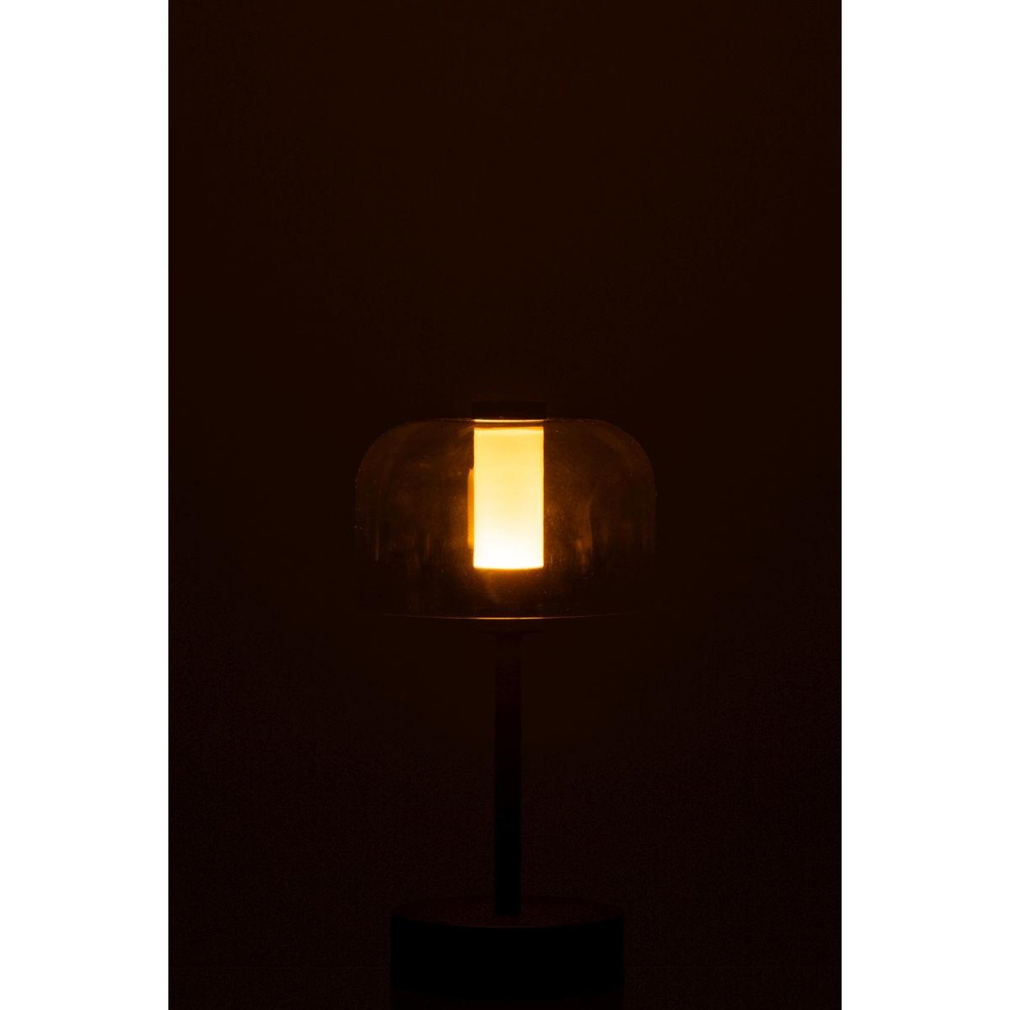 Voir la diapositive 6 : J-LINE Lampe à poser tactile à led  woa  24cm noir