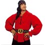 WIDMANN Chemise Pirate Renaissance Homme Rouge - XL
