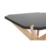 Leitmotiv Table d'appoint scandinave en bois Miste - L. 60 x H. 40 cm - Noir