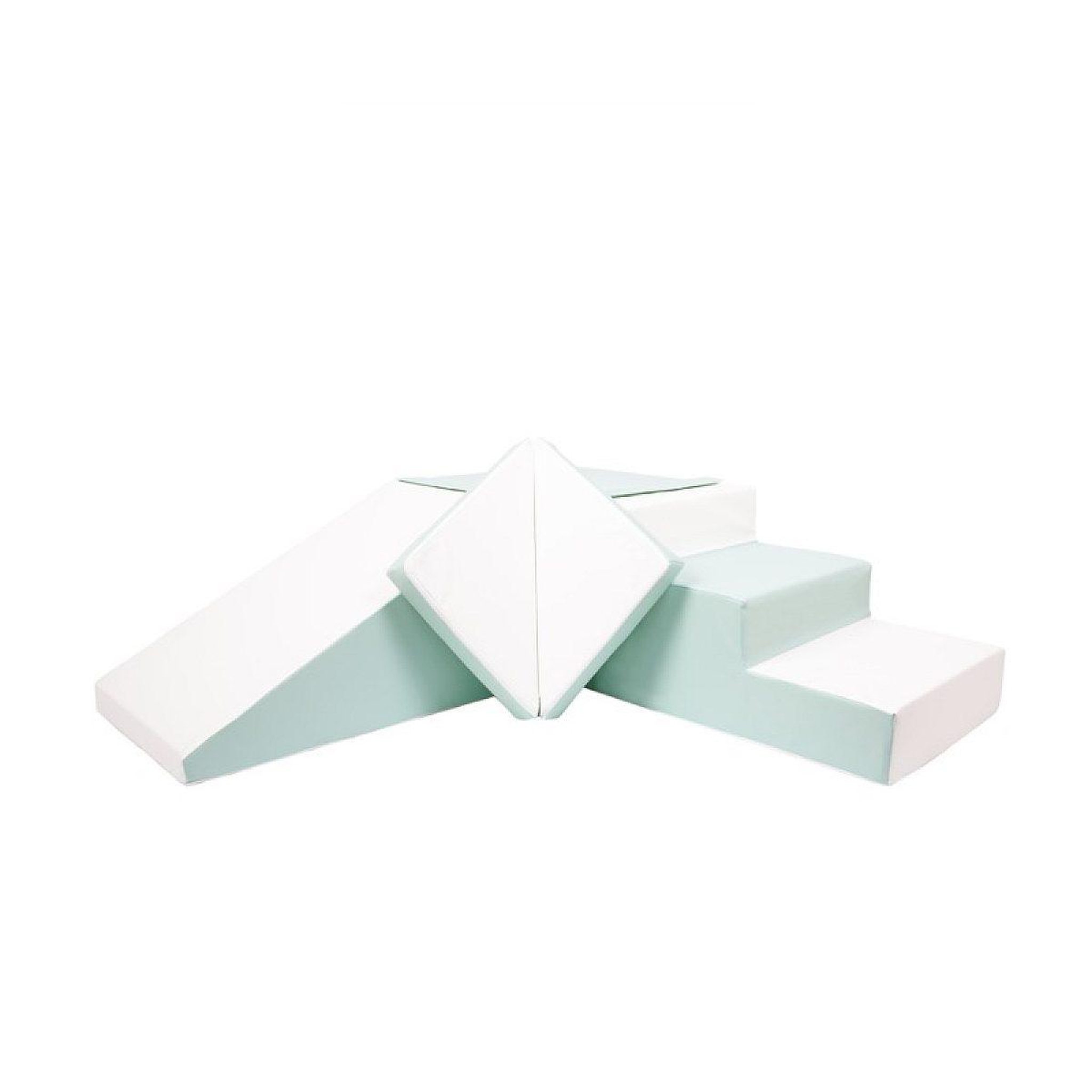 Voir la diapositive 3 : VELINDA Set de 4 blocs blanc menthe