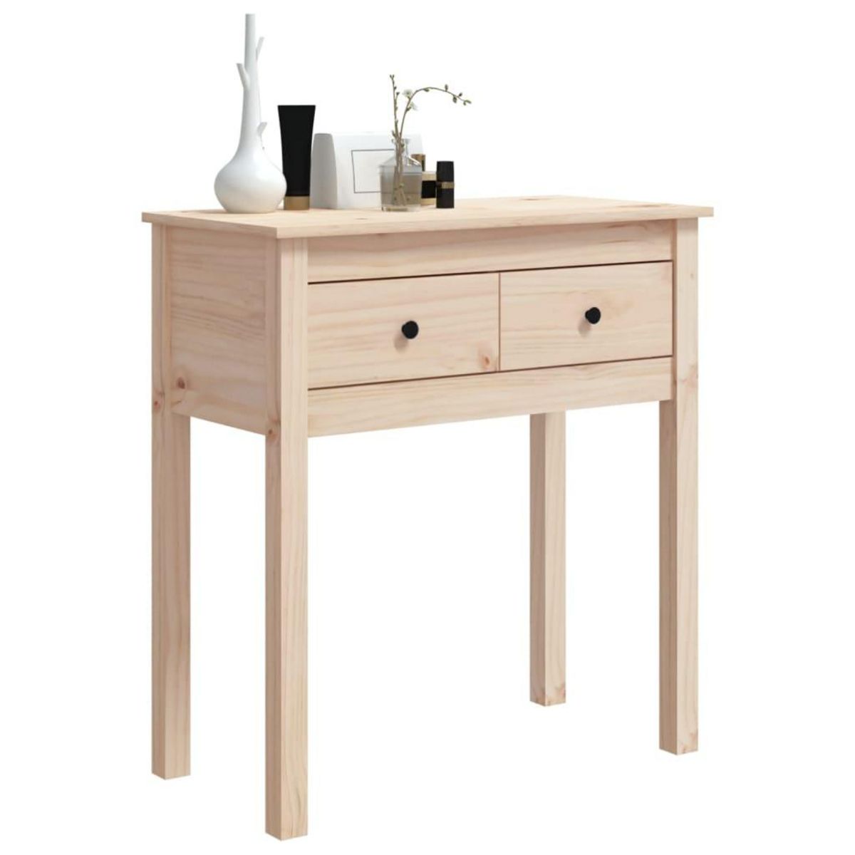 VIDAXL Table console 70x35x75 cm Bois massif de pin
