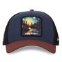 Voir la diapositive 2 : CAPSLAB Casquette homme trucker effet bamboo finitions premium Starry Night