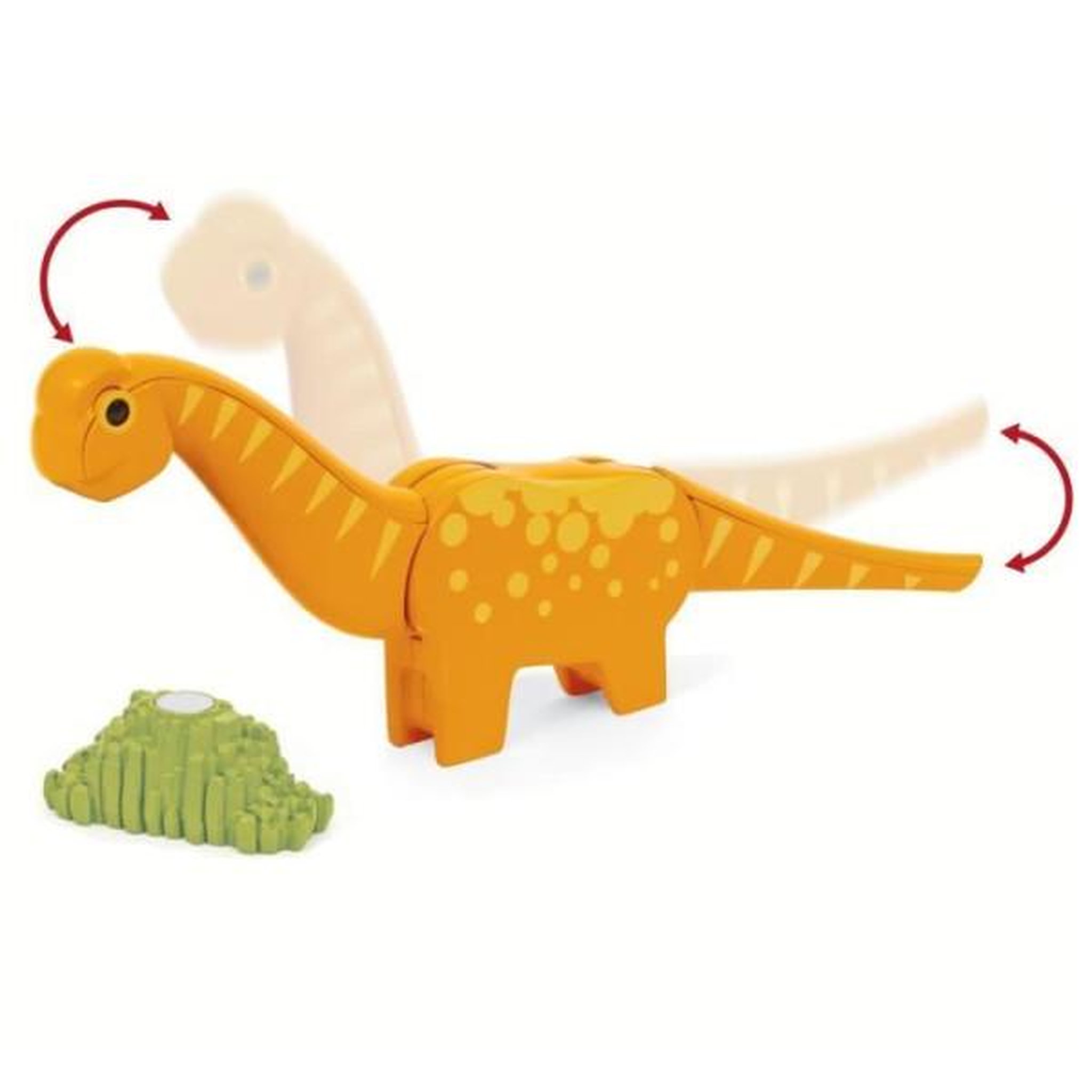 Voir la diapositive 5 : Brio Circuit Dinosaure - Coffret Complet 12 pieces - Action de Jeu sans Pile - Dinosaure Inclus - Circuit de Train en Bois - BRIO Wor