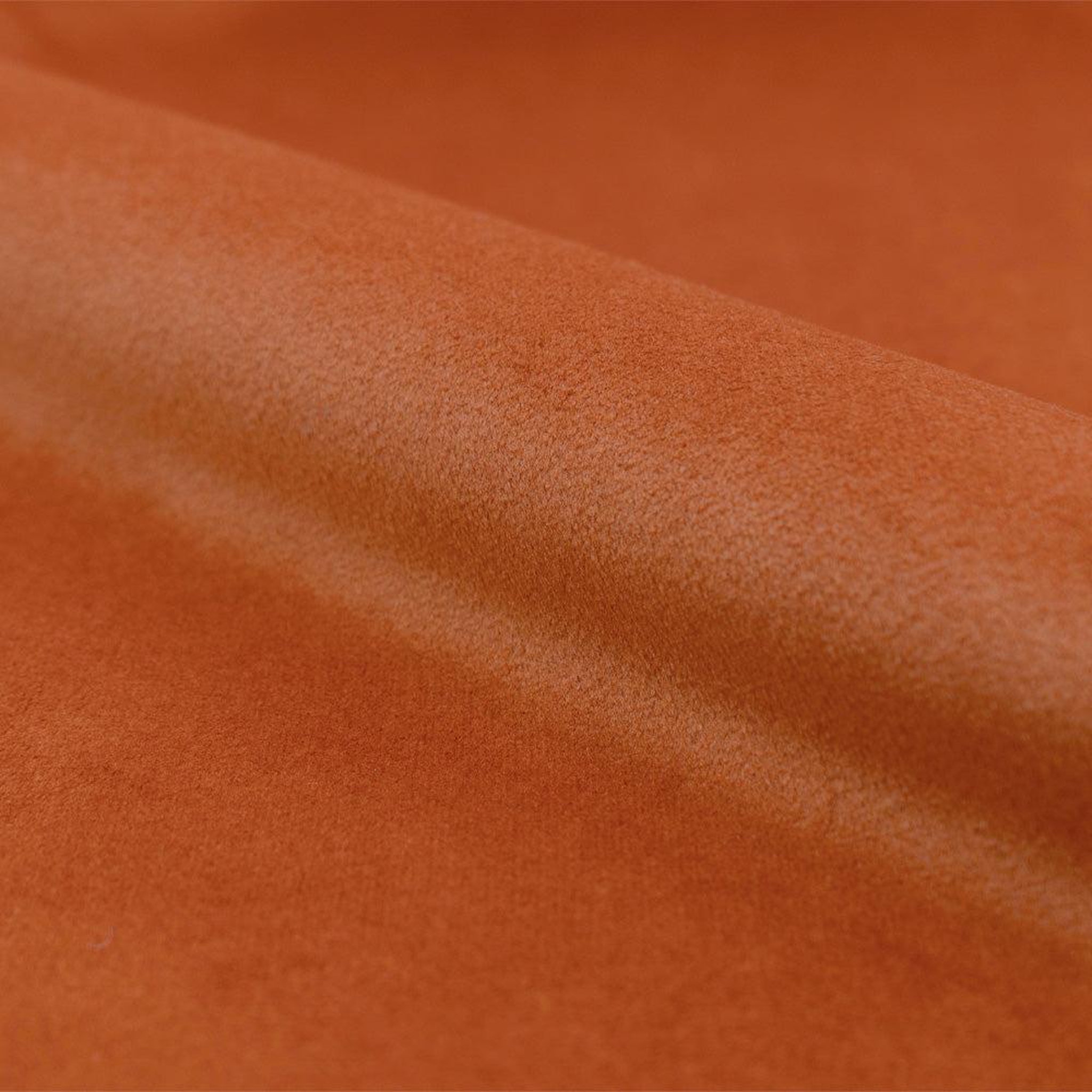 Voir la diapositive 3 : MAISON PAVANE Ensemble canapé et fauteuil en velours orange 4 places-mona