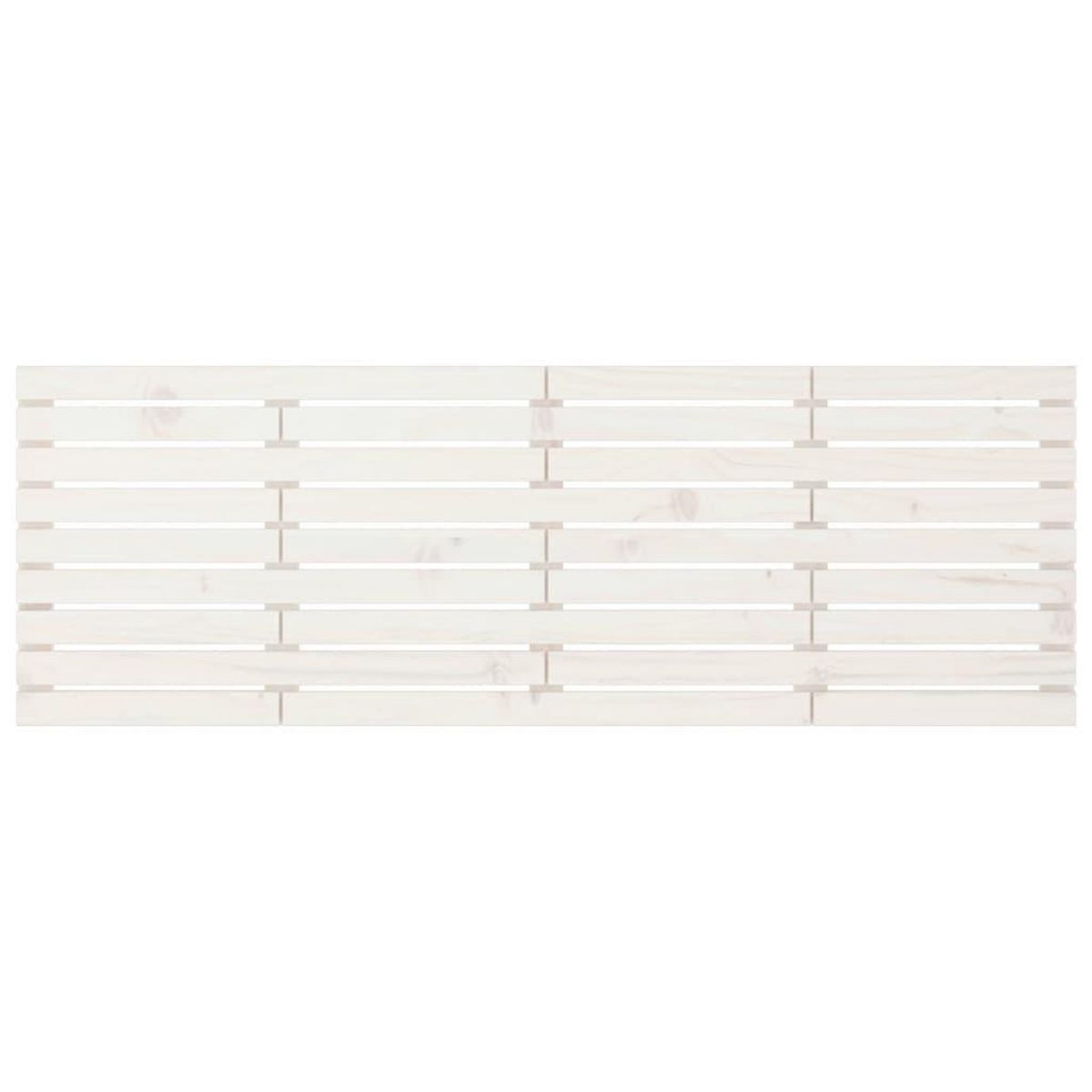 VIDAXL Tete de lit murale Blanc 166x3x63 cm Bois massif de pin