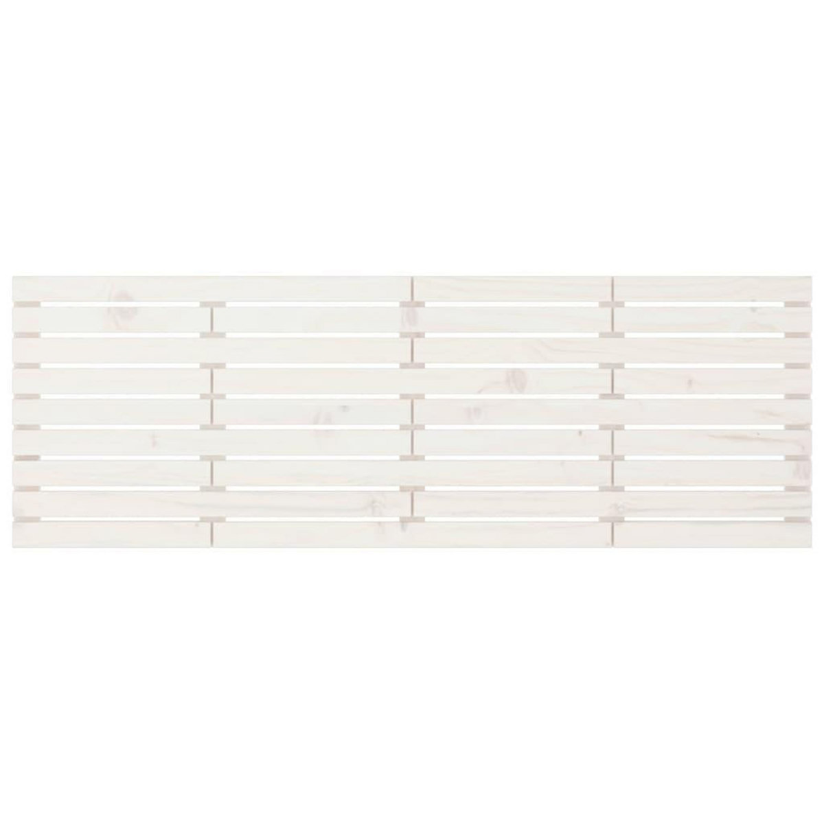 VIDAXL Tete de lit murale Blanc 166x3x63 cm Bois massif de pin