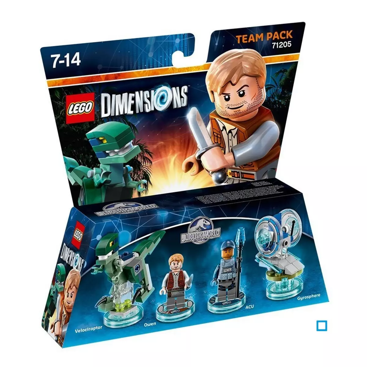 Figurine Lego Dimensions - Owen & Trooper - Jurassic World