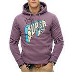 SUPERDRY Sweat  Homme Superdry North. Coloris disponibles : Violet