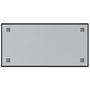 Voir la diapositive 4 : VIDAXL Tableau noir magnétique mural Noir 80x40 cm Verre trempé