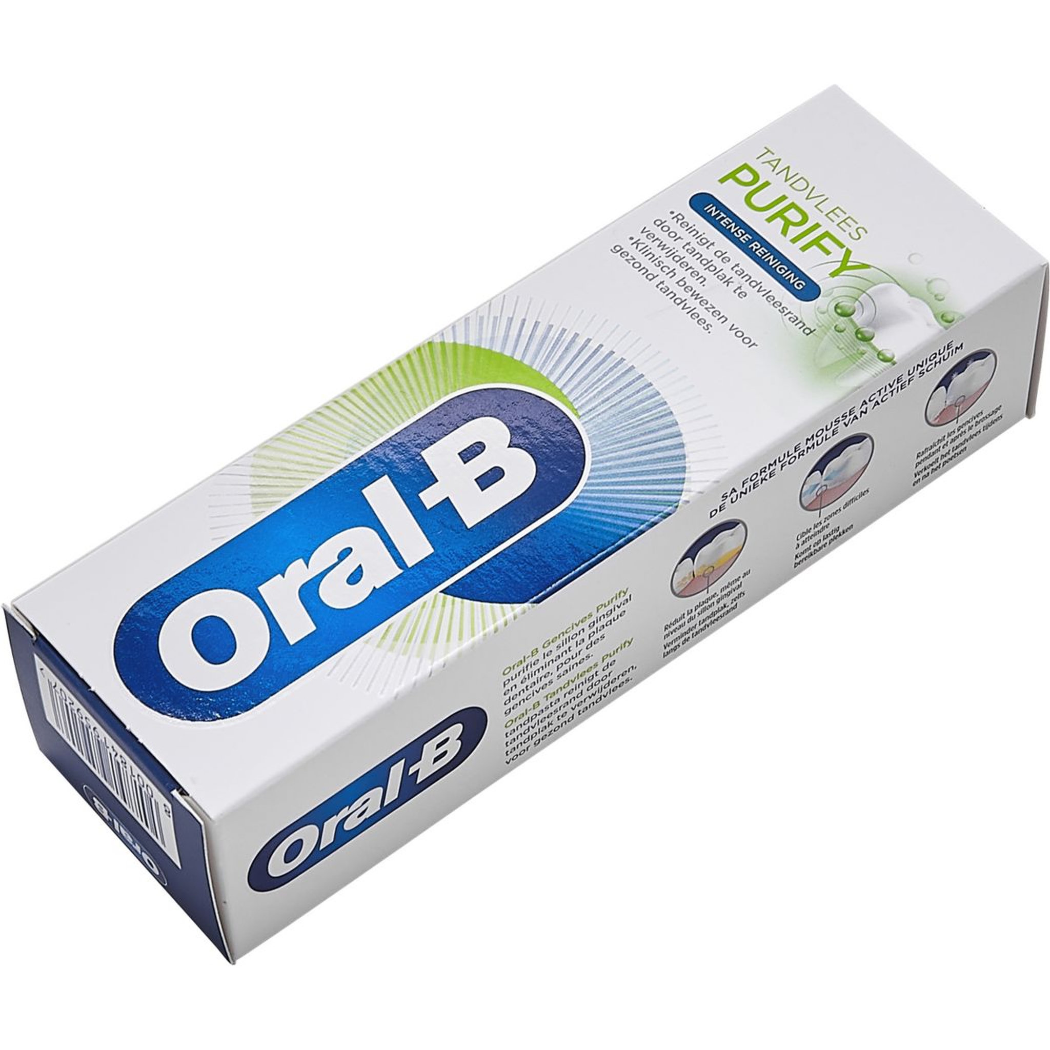 Voir la diapositive 3 : ORAL B Brosse à dents électrique Pro 3800 charcoal black et 1 purify