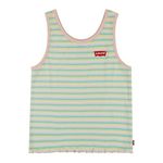 Levi's T shirt Blanc//Bleu Fille Levi's 3EE538. Coloris disponibles : Jaune